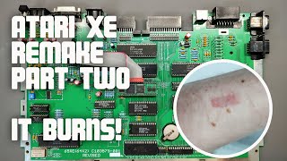 Atari XE Remake Motherboard Part 2 [upl. by Sudderth]