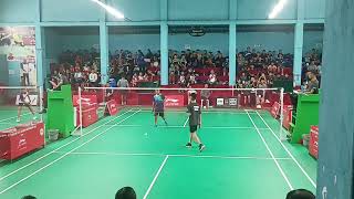 Elishan Ngully Wokha  Nokmei Longlen Under 13 1st Rnd 46 Nagaland Badminton Championship Wokha [upl. by Lalib]