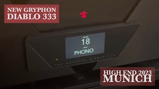 HighEnd Munich 2023 New Gryphon Audio Diablo 333 Gryphon amp Audiovector [upl. by Marsden378]