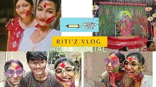 HOLIR DIN A HOYE GALO BAWAL Vlog4  bangla vlog Rittika21 holi holiday masti holi2024 [upl. by Eiramlirpa36]