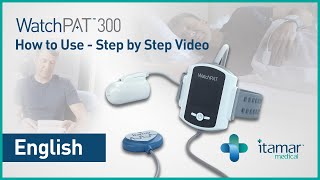 WatchPAT 300 Sleep Apnea Test  How to Use translations in description [upl. by Fitalludba]