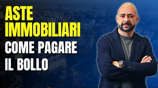 ASTE IMMOBILIARI Offerta telematica come pago il bollo [upl. by Macknair633]