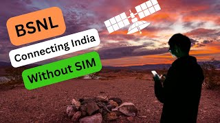 BSNL DirecttoDevice Satellite Connectivity Kya Hai [upl. by Aihtibat]