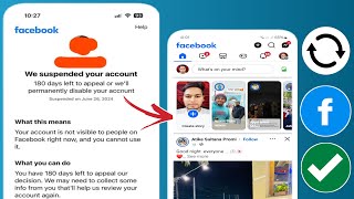 How to Recover Facebook Account Suspended After 180 Days  Suspended Your Account [upl. by Carie]