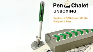 Unboxing the Pelikan K605 A Luxurious Ballpoint [upl. by Asetal233]