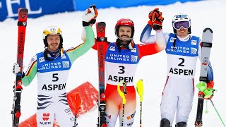 FIS Alpine Ski World Cup  Mens Slalom Run 2  Aspen USA  2024 [upl. by Aikenat493]