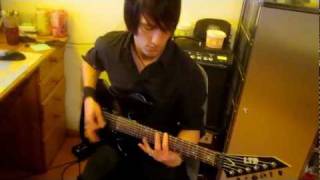 Amon Amarth  Aerials system of a down cover  guitar cover [upl. by Noirred]