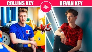 Best  Collins Key VS Devan Key  Magician Vs Muser  Musically Compilation 2018 [upl. by Orren423]