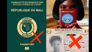 NOUVEAU🔴Passeport est obligatoire mali Diasporas attention avec passeport cedeao [upl. by Merdith]