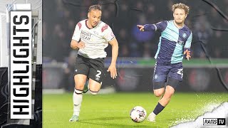 MATCH HIGHLIGHTS  Wycombe Wanderers Vs Derby County [upl. by Elahcim]