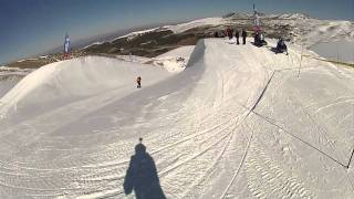 El half pipe de Sierra Nevada abierto al snowboard y freestyle [upl. by Eloisa582]