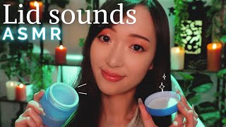 ASMR 🫙 Bruits de couvercles et de bouchons lid sounds hyper satisfaisants pour tendormir 💤😴 [upl. by Neirrad]