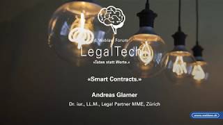 Podcast about quotSmart Contractsquot by Andreas Glarner [upl. by Hannaj]