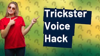 How do you get the trickster voice effect without TikTok [upl. by Yelssew501]