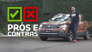 VW TCross Highline 2022 Os Prós e Contras do SUV compacto de R 180 mil [upl. by Esilegna]