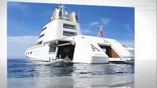 Melnichenkos Superyacht quotAquot by Starck [upl. by Ynavoj]