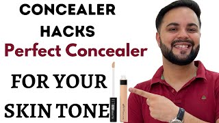 How to Choose Perfect Concealer Shade for your skin tone [upl. by Lyda]