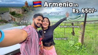 We Went on Most Beautiful Road Trip to Armenia 😍  Georgia to Armenia Border Crossing  Visa [upl. by Anidnamra165]