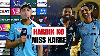 Coach Ashish Nehra speaks on HARDIK PANDYA after GTs embrassment loss against DC  DCvsGT [upl. by Sherwin542]