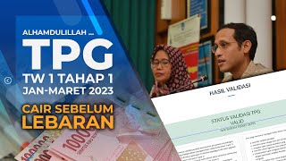 THR 50 TPG CAIR TPG TRI WULAN 1 TAHUN 2023 CAIR SEBELUM LEBARAN [upl. by Timotheus]