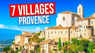 7 BEST VILLAGES of PROVENCE FRANCE in 4K [upl. by Swift]