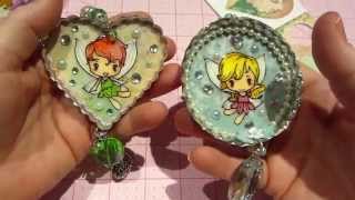 Large Bottle Cap Charm Share and Tutorial [upl. by Atronna]