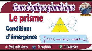 Condition d’émergence pour un prisme [upl. by Odanref]