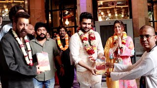 Double Ismart Shankar Team Visit Iscon Temple In Mumbai  Ram Pothineni Sanjay Dutt Puri Jagannadh [upl. by Blake]