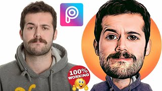 Cartoon Caricature Effect In Picsart  Picsart Editing Tutorial  Big Head Cartoon effect [upl. by Noteek202]