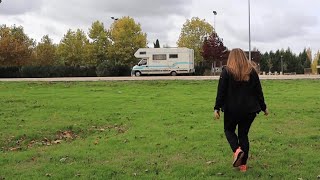 VLOG77 Met de camper naar Spanje  Camperplaats Valladolid [upl. by Pytlik]