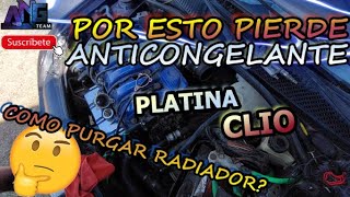 Por esto PIERDE ANTICONGELANTE NISSAN PLATINA REANULT CLIO fallasplatina teamang proyectoplatina [upl. by Lishe853]