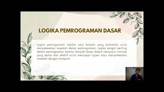 PRESENTASI DASAT DASAR PEMROGRAMAN [upl. by Riane]