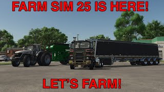 FARM SIM 25 IS HERE LETS TRY IT [upl. by Roxine]