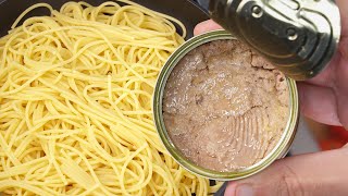 Cuando tengas espagueti y atun Prepara esta deliciosa receta de pasta en tan solo unos minutos [upl. by Shulman49]