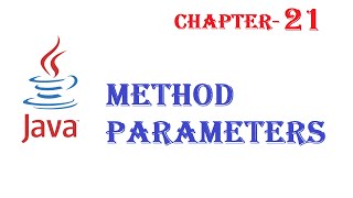 Method parameters in Java  Java tutorial  w3Schools  Chapter 21  English [upl. by Nnayram]