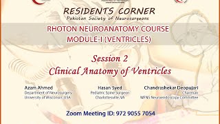 Rhoton Neuroanatomy Course Module I Session II [upl. by Ahsat308]