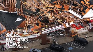 At least 6 killed in Tennessee as storms bring tornadoes [upl. by Jankell390]