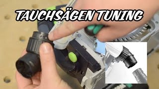 Umrüsten einer Festool Tauchsäge TS 55 R auf den neuen Anschluss  Mikes Toolshop [upl. by Treblig]