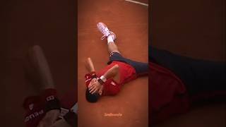 Djokovics first Roland Garros title🤩 novakdjokovic nole djokovic tennis viralvideo fyp [upl. by Enalahs897]