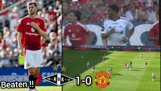 Rosenborg vs Man United  first preseason friendly Match review [upl. by Ettennek]