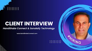 Handshake Connect and Sonatafy Interview Testimonial [upl. by Hallett]