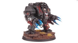 How to paint Death Company Dreadnought Warhammer 40k Blood Angels Buypainted [upl. by Dlorrej]