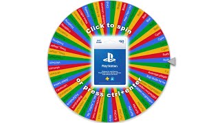 50 PlayStation Gift Card Giveaway WINNER [upl. by Narib642]