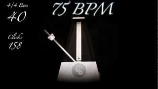 75 BPM Metronome [upl. by Aken813]