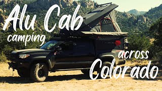 Camping in an Alu Cab Canopy Camper Colorado Mountains Expedition [upl. by Gavra879]