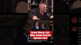 insane woman Fran Lebowitz says biden should dissolve supremecourt scary crazy billmaher [upl. by Noreik]