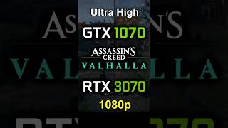 GTX 1070 vs RTX 3070 in Assassins Creed Valhalla  1080p [upl. by Col]