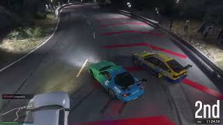 Touge Drift GTA V online  PS4 [upl. by Swetlana806]