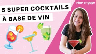 Les 5 meilleurs cocktails à base de vin 🍹 [upl. by Parshall]