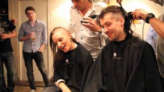 Charity headshave for pancreatic cancer [upl. by Quiteria414]